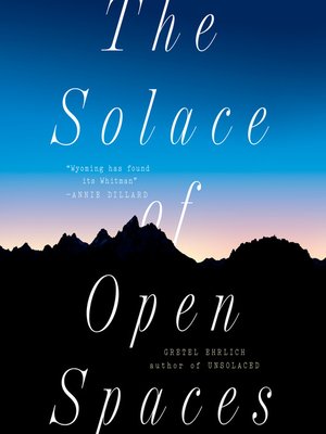 cover image of The Solace of Open Spaces